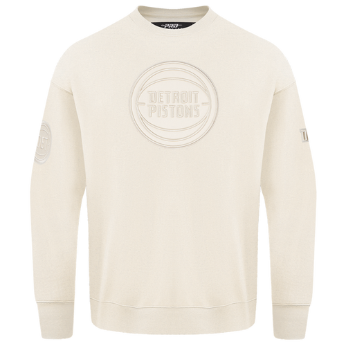 Pro Standard DETROIT PISTONS SWEATSHIRT - Pro Standard Eggshell