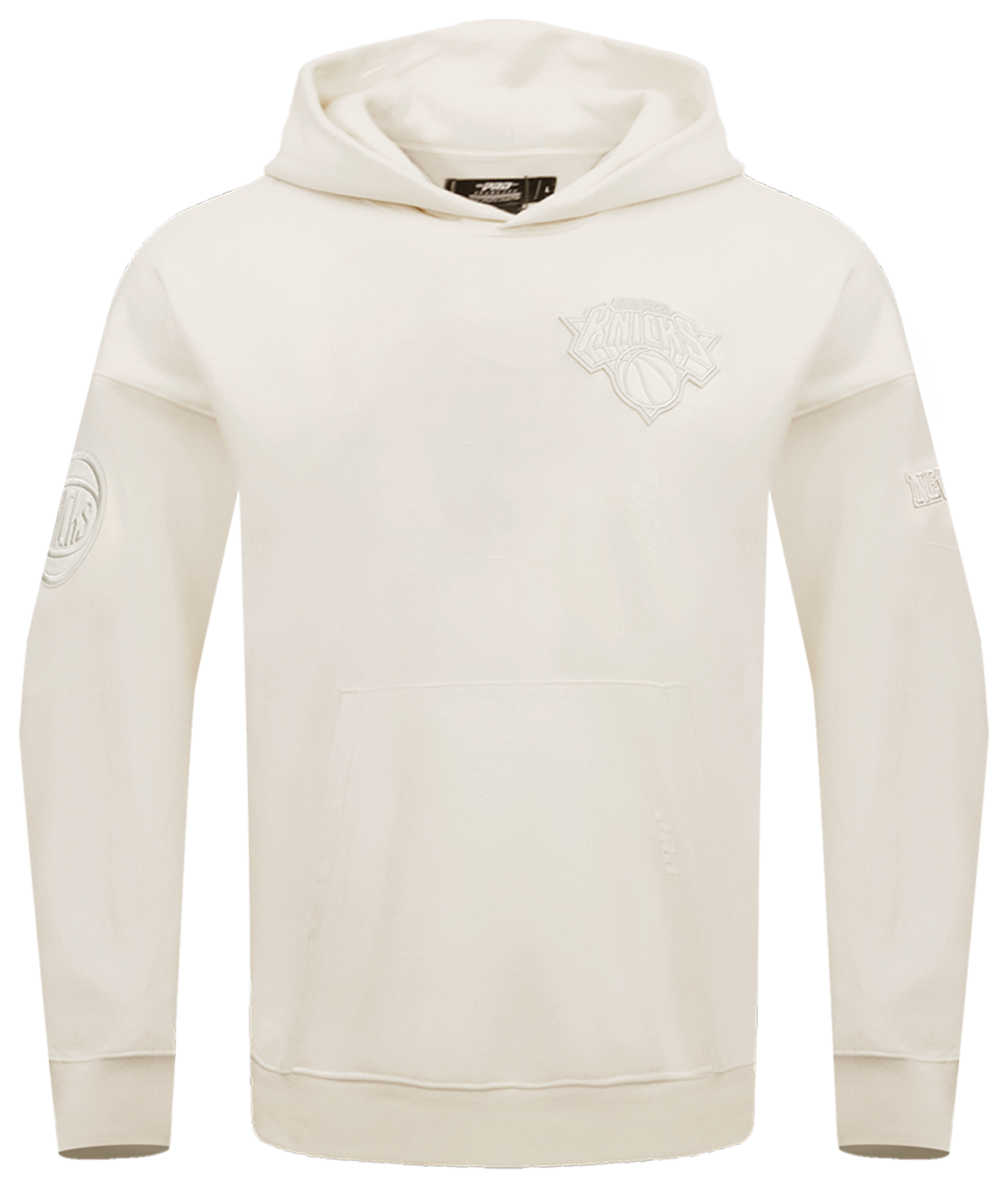 Pro Standard Knicks Neutral Drop Shoulder Pullover Hoodie - Men's