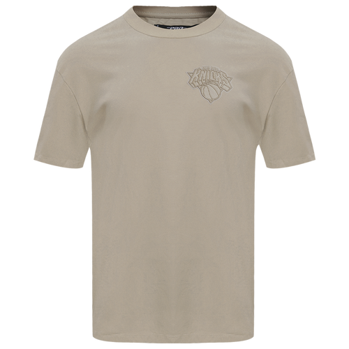MENS - Pro Standard KNICKS NEUTRAL CJ DROP SHOULDER TEE - Taupe