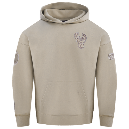  - Pro Standard BUCKS NEUTRAL DROP SHOULDER FLC PO HOODIE - Taupe