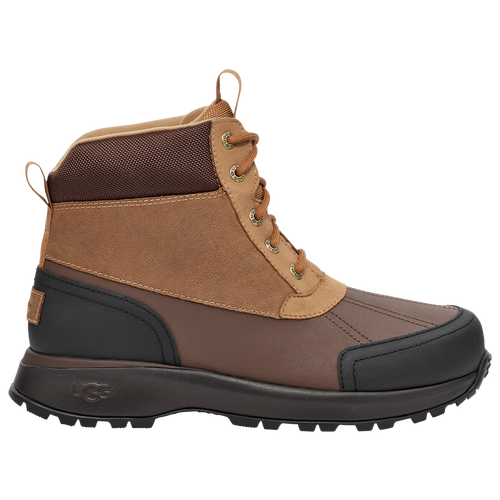 Shop Ugg Mens  Emmett Duck Boots In Brown/black