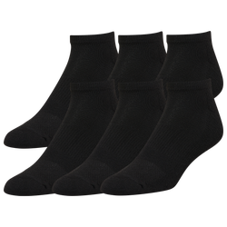 Men's - CSG 6 Pack No-Show Socks - Black/Black