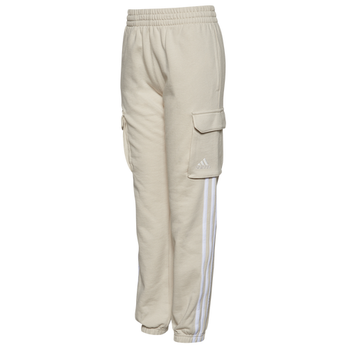 

Boys adidas adidas Fleece Cargo Joggers - Boys' Grade School Beige/Tan/Beige/Tan Size L