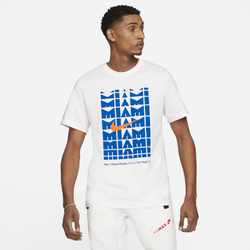 Mens - Nike City Repeat T-Shirt - White/Blue/Orange