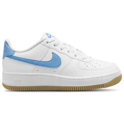 Boys' Grade School - Nike Air Force 1  - Blue Beyond/White