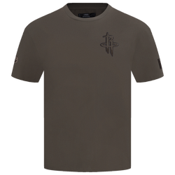 Men's - Pro Standard ROCKETS NEUTRAL CJ DROP SHOULDER TEE - Dark Taupe
