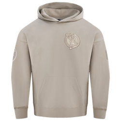 Men's - Pro Standard CELTICS NEUTRAL DROP SHOULDER FLC PO HOODIE - Taupe