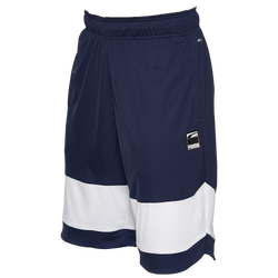 Men's - PUMA BP Ultimate 10" Basketball Shorts - Peacoat/Puma White