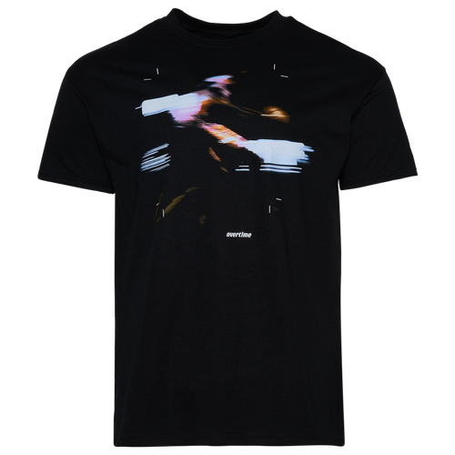 MENS - Overtime Motion Blur T-Shirt - Black/White
