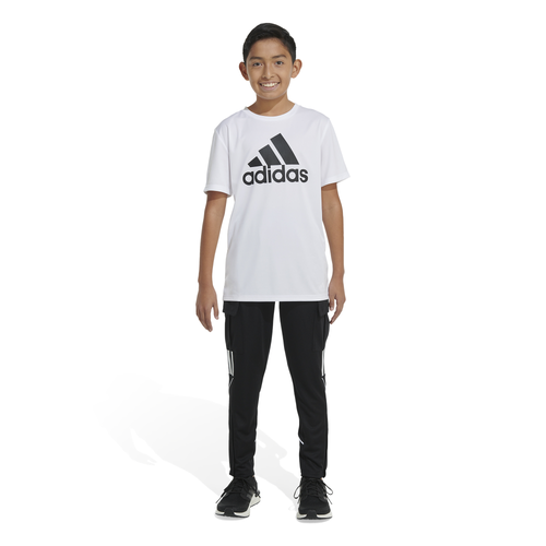 

Boys adidas adidas Tiro Cargo Pants - Boys' Grade School Black/White Size XL
