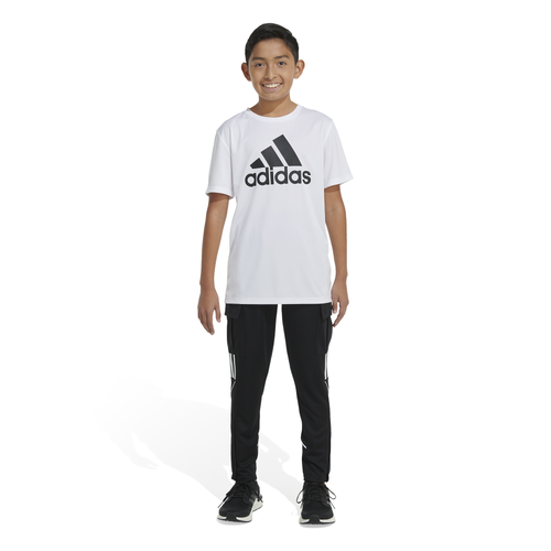 

Boys adidas adidas Tiro Cargo Pants - Boys' Grade School Black/White Size M