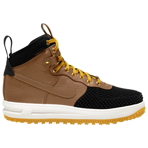 

Nike Mens Nike Lunar Force 1 Duckboot - Mens Shoes Brown/Black/Gold Size 9.5