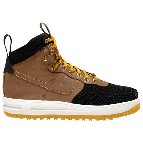 

Nike Mens Nike Lunar Force 1 Duckboot - Mens Shoes Black/Gold/Brown Size 7.5