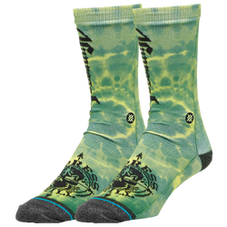 Unisex - Stance Insane In The Brain Crew Socks - Green/Yellow