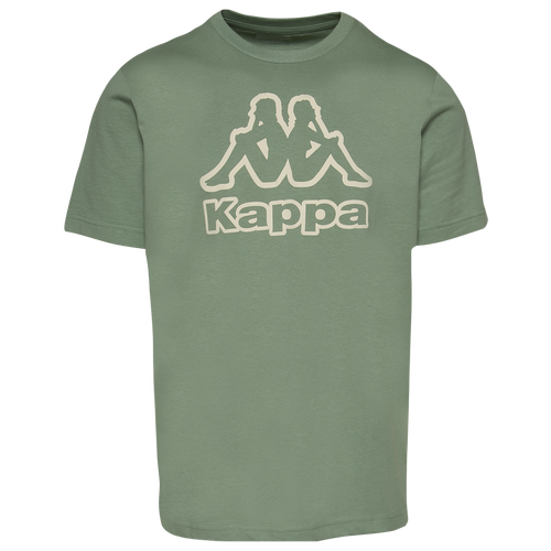 

Kappa Mens Kappa Logo Bant T-Shirt - Mens Green/Green Size L