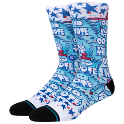 Unisex - Stance Vote Crew Socks - Blue/White/Red
