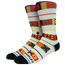 Stance Bob Stripe Crew Socks - Adult White/Multi