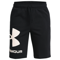 Boys' Grade School - Under Armour Rival Fleece Logo Shorts - Black