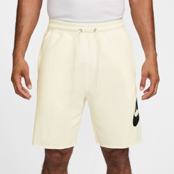 Men's - Nike Club Alumni FT Shorts - Sail/Sail/Black