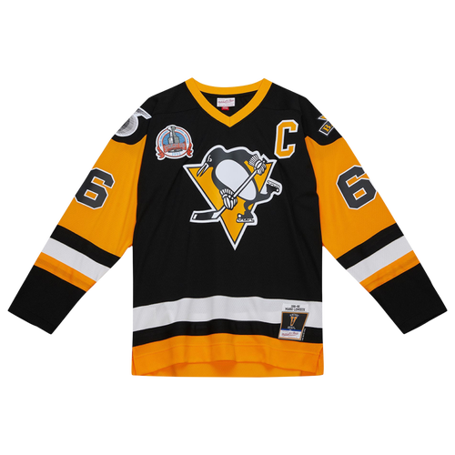Mitchell & Ness Mens  Penguins 1991 Jersey In Black/black
