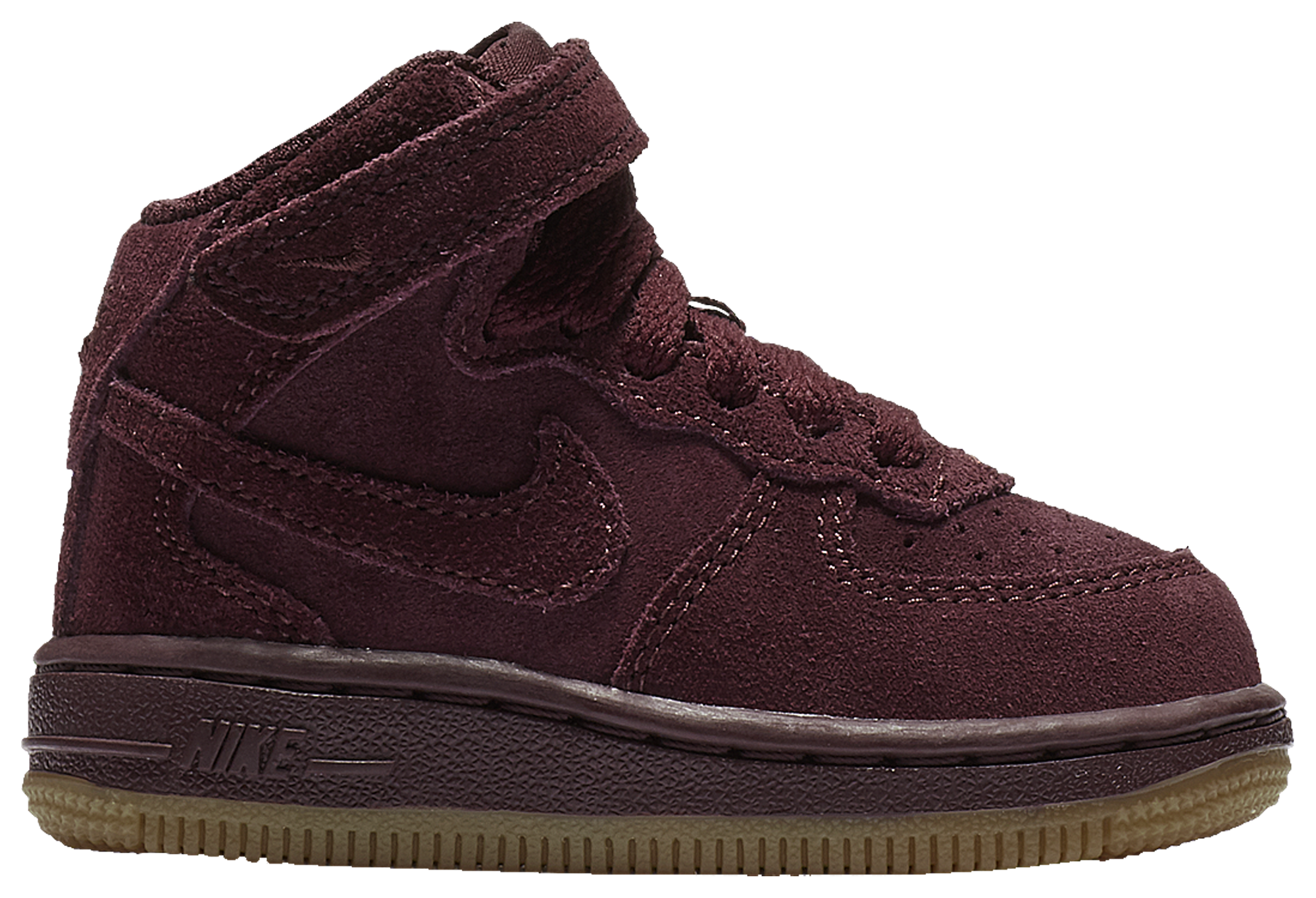 nike air force burgundy suede