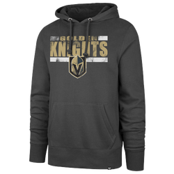 Men's - 47 Brand Golden Knights Black Line Headline Hoodie - Charcoal
