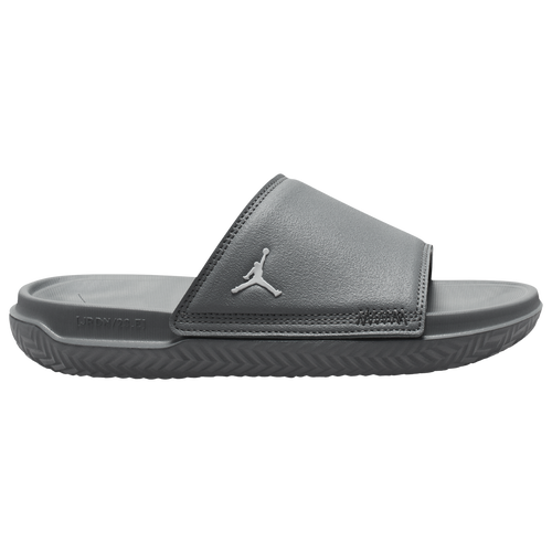 

Jordan Boys Jordan Play Slide - Boys' Grade School Shoes Grey/Grey Size 06.0