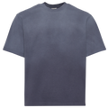 LCKR Heavy Weight Distressed Relaxed Fit T-Shirt - Lckr Ombre Blue