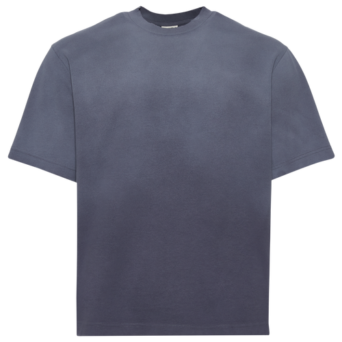  - LCKR Heavy Weight Distressed Relaxed Fit T-Shirt - Ombre Blue