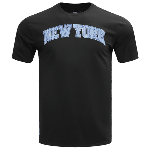  - Pro Standard Knicks Classic Chenille Double Knit T-Shirt - Black