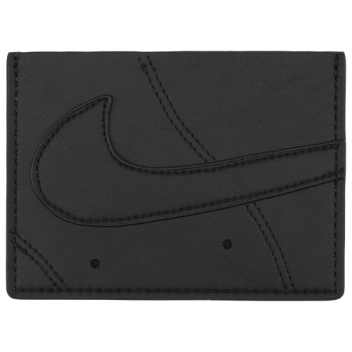 

Nike Mens Nike Icon Air Force 1 Card Wallet - Mens Black/Black/Black Size One Size