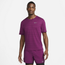 Nike Dry Miler Short Sleeve Top - Men's Sangria/Reflective Silver
