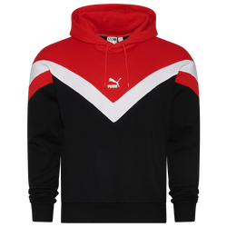 Men's - PUMA Iconic Hoodie - Black/Red