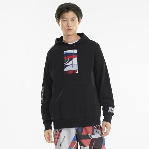

PUMA BMW Street Hoodie - Mens Black/Blue Size XXL