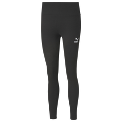 Women's - PUMA Classics Rib Leggings - Black/Black