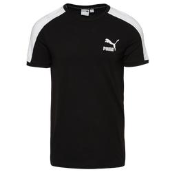 Men's - PUMA Iconic T7 T-Shirt - Puma Black/White