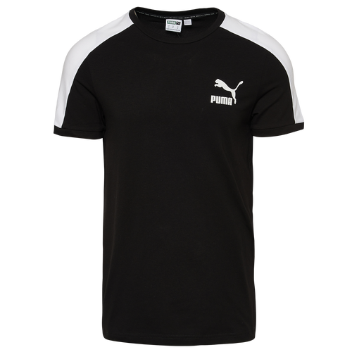 

PUMA Mens PUMA Iconic T7 T-Shirt - Mens Puma Black/White Size L