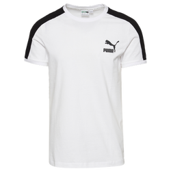 Men's - PUMA Iconic T7 T-Shirt - Puma White/Black
