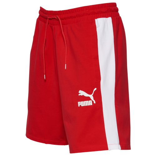 

PUMA Mens PUMA Iconic T7 Mesh Shorts - Mens Red/White Size M