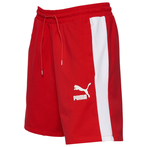 

PUMA Mens PUMA Iconic T7 Mesh Shorts - Mens Red/White Size S