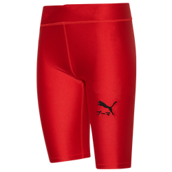 Women's - PUMA Tribes Bike Shorts - Red/Black
