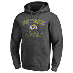 Men's - Fanatics Rams Victory Arch Pullover Hoodie - Heather Charcoal