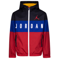 Boys' Grade School - Jordan Legacy Of Sport Wind Jacket - Multicolor/Black/White