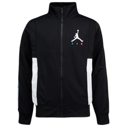 Boys' Grade School - Jordan Sideline Tricot Jacket - Black/White