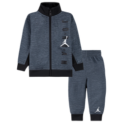 Boys' Infant - Jordan Half Court HBR Tricot Set - Carbon Heather/Black