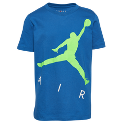 Boys' Grade School - Jordan Big Air T-Shirt - Blue/Green