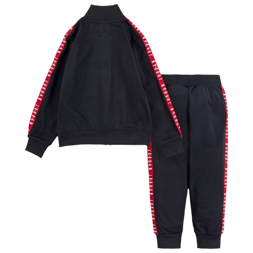 Boys Jordan Jacket and Pants Set Boys Toddler White Black Size 3T