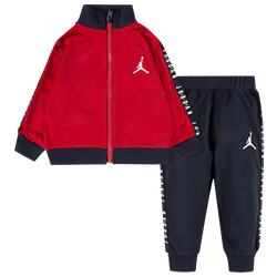 Boys' Preschool - Jordan Jacket And Pants Set - Black/Gym Red