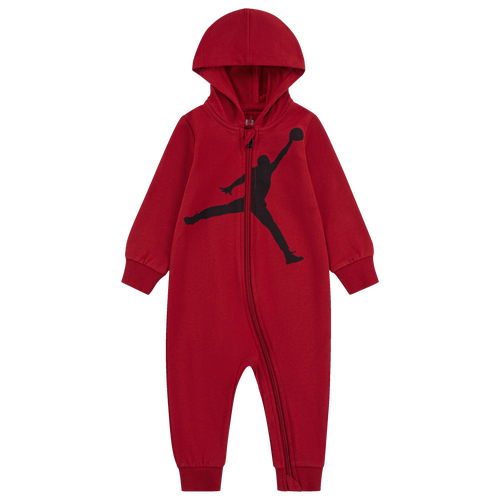 Jordan Kids' Boys  Hbr Jumpman Hooded Coverall In Gym Red/white