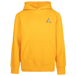 Boys' Grade School - Jordan Essentials Pullover Hoodie - Yellow/White